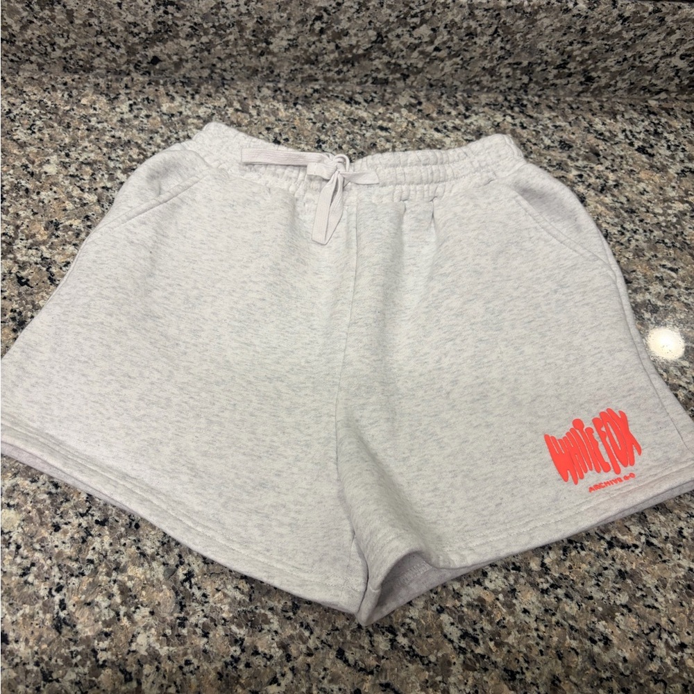 White fox shorts